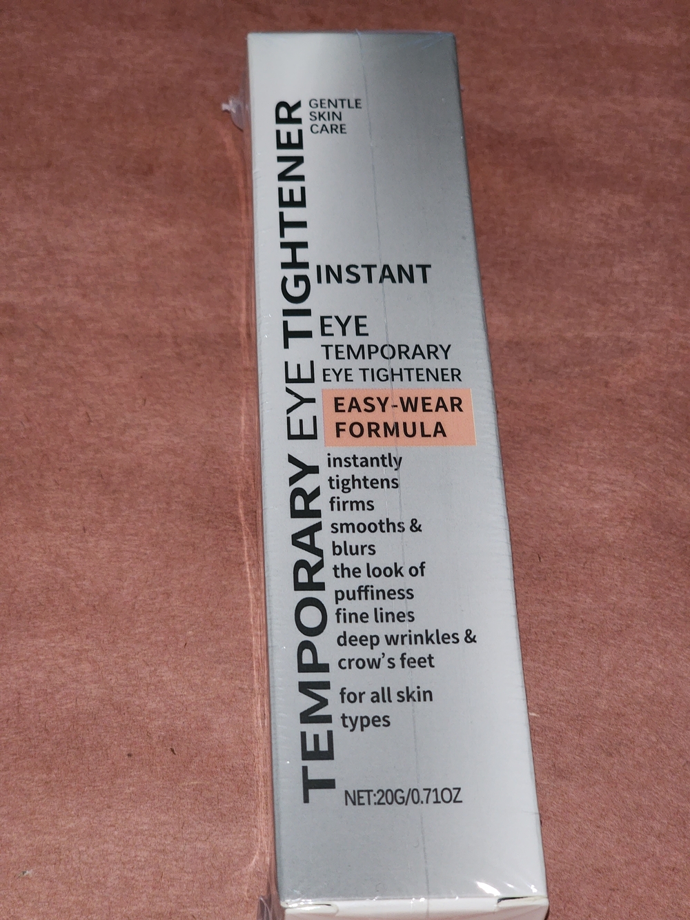 Instant Eye Tightener - Silver Box with Peach Accent